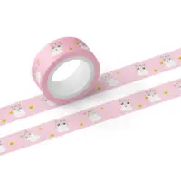 Masking Tape (もちはむマスキングテープ　ピンク マスキングテープ - テープ幅 15mm)