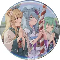 LazuLight - Badge - Pomu Rainpuff & Finana Ryugu & Elira Pendora