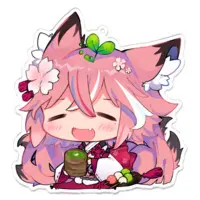 Inamori Sakuya - Key Chain - Acrylic Key Chain - VTuber Size-100 x 100 (mm)