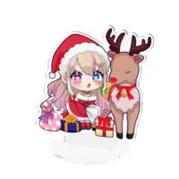 Amachi Karen - Acrylic stand - VTuber Size-100x100mm