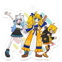 Kasuteira Yoriko - Key Chain - Acrylic Key Chain - VTuber Size-50 x 50 (mm)