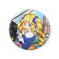 Kasuteira Yoriko - Badge - VTuber Size-57mm
