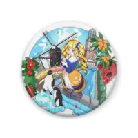 Kasuteira Yoriko - Badge - VTuber Size-57mm