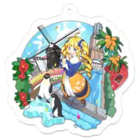 Kasuteira Yoriko - Key Chain - Acrylic Key Chain - VTuber Size-50 x 50 (mm)