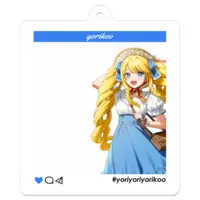Kasuteira Yoriko - Key Chain - Acrylic Key Chain - VTuber Size-50 x 50 (mm)