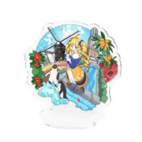Kasuteira Yoriko - Acrylic stand - VTuber Size-70x70mm