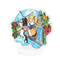 Kasuteira Yoriko - Acrylic stand - VTuber Size-100x100mm