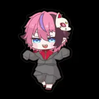 VTuber - Stickers Size-100 x 100 (mm)