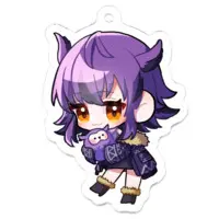 Yofukashi Ocho - Key Chain - Acrylic Key Chain - VTuber Size-50 x 50 (mm)