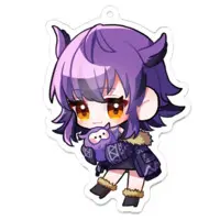 Yofukashi Ocho - Key Chain - Acrylic Key Chain - VTuber Size-70 x 70 (mm)
