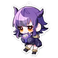 Yofukashi Ocho - Key Chain - Acrylic Key Chain - VTuber Size-70 x 70 (mm)