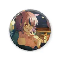 Yofukashi Ocho - Badge - VTuber Size-57mm