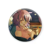 Yofukashi Ocho - Badge - VTuber Size-44mm
