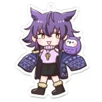 Yofukashi Ocho - Key Chain - Acrylic Key Chain - VTuber Size-70 x 70 (mm)
