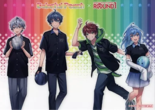 Colorful Peach - Desk Mat - JPAPA & Runa & Hiro & Naokiri