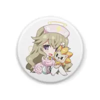 Shirakumo Mame - Badge - VTuber Size-44mm