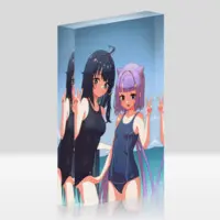 Aoi Hinata - Acrylic Block - VTuber