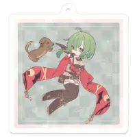 Sendo Jun - Key Chain - Acrylic Key Chain - VTuber Size-50 x 50 (mm)