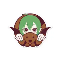 Sendo Jun - Stickers - VTuber Size-100 x 100 (mm)