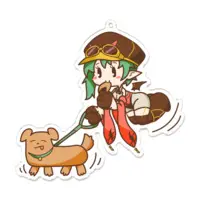 Sendo Jun - Key Chain - Acrylic Key Chain - VTuber Size-100 x 100 (mm)