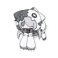 VTuber - Stickers Size-100 x 100 (mm)