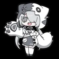 VTuber - Stickers Size-160 x 160 (mm)
