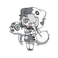 VTuber - Stickers Size-100 x 100 (mm)