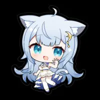VTuber - Stickers Size-100 x 100 (mm)