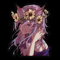 VTuber - Stickers Size-100 x 100 (mm)