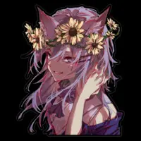 VTuber - Stickers Size-160 x 160 (mm)
