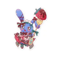 Gaon Maimai - Stickers - VTuber Size-100 x 100 (mm)