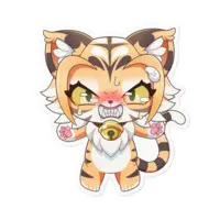 Gaon Maimai - Stickers - VTuber Size-100 x 100 (mm)