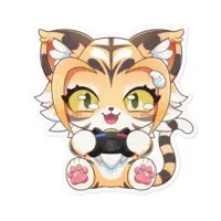 Gaon Maimai - Stickers - VTuber Size-100 x 100 (mm)