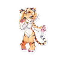 Gaon Maimai - Stickers - VTuber Size-100 x 100 (mm)
