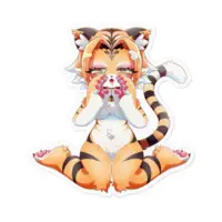Gaon Maimai - Stickers - VTuber Size-100 x 100 (mm)