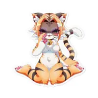 Gaon Maimai - Stickers - VTuber Size-100 x 100 (mm)