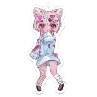 VTuber - Key Chain - Acrylic Key Chain Size-70 x 70 (mm)