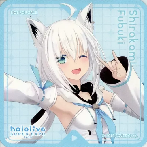 Shirakami Fubuki - Tableware - Coaster - hololive