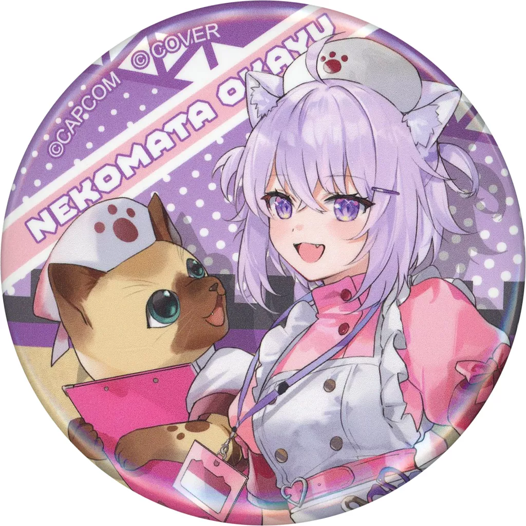 Nekomata Okayu - Monster Hunter x Hololive - Badge - hololive
