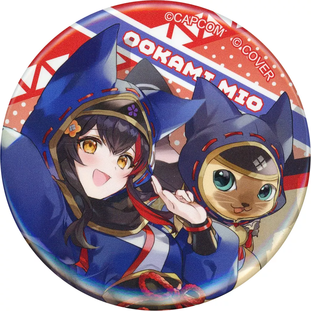 Ookami Mio - Monster Hunter x Hololive - Badge - hololive
