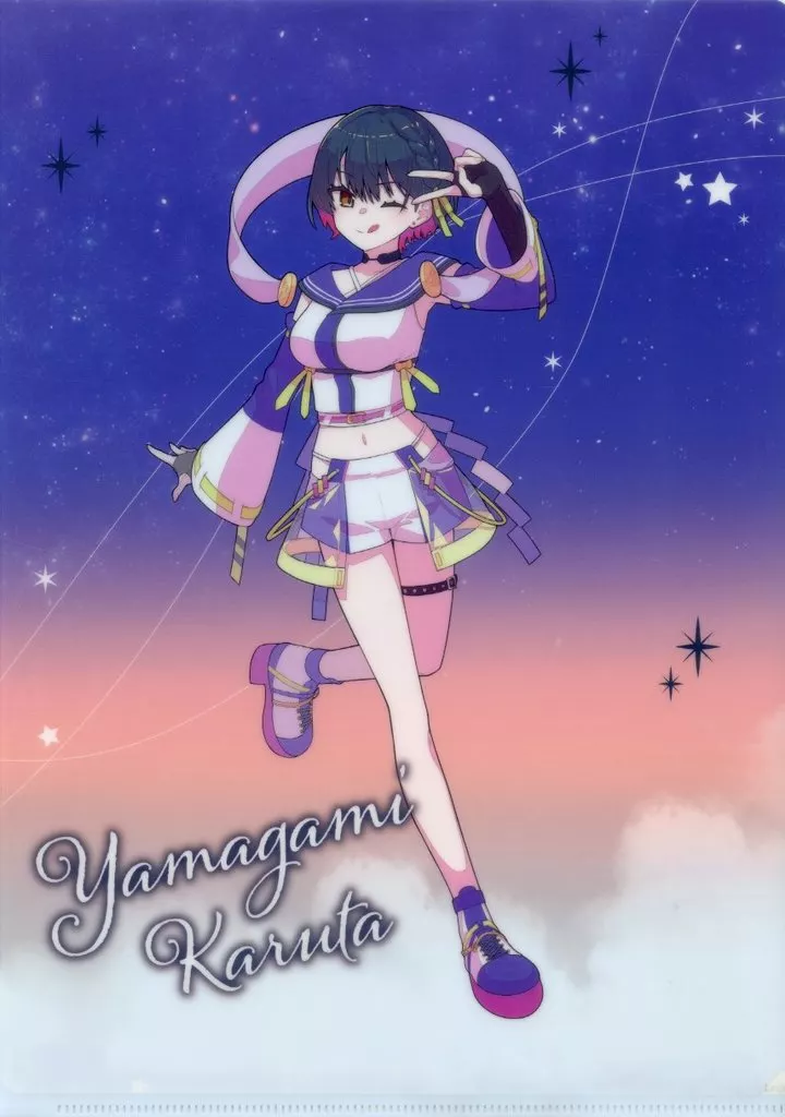 Yamagami Karuta - Stationery - Plastic Folder - Nijisanji