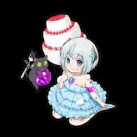 VTuber - Stickers Size-160 x 160 (mm)