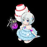 VTuber - Stickers Size-100 x 100 (mm)