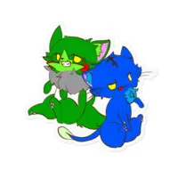 VTuber - Stickers Size-100 x 100 (mm)