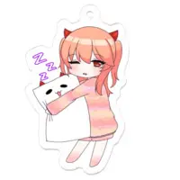 Yoiyami Lily - Key Chain - Acrylic Key Chain - VTuber Size-50 x 50 (mm)