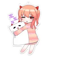 Yoiyami Lily - Key Chain - Acrylic Key Chain - VTuber Size-100 x 100 (mm)