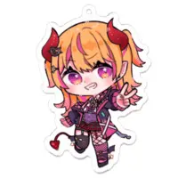 Yoiyami Lily - Key Chain - Acrylic Key Chain - VTuber Size-70 x 70 (mm)