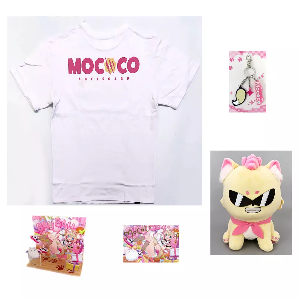 Mococo Abyssgard - Postcard - Acrylic stand - Plush - Acrylic Diorama Stand - T-shirts - Birthday Merch Complete Set - hololive