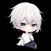 Mikoshiba Chihaya - Stickers - VTuber Size-160 x 160 (mm)