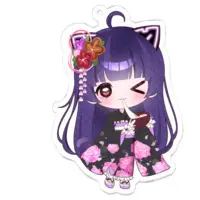 Oimopie chan - Key Chain - Acrylic Key Chain - VTuber Size-70 x 70 (mm)